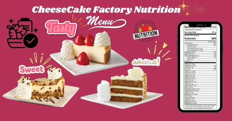 cheesecake factory nutrition info
