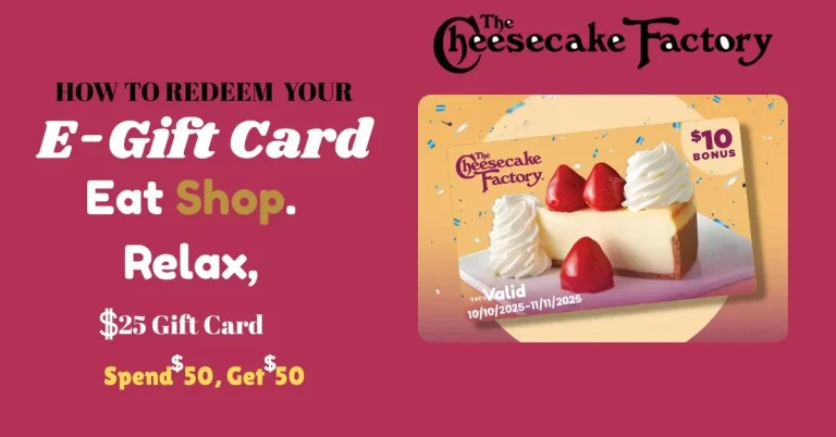 Cheesecake Factory Gift Card