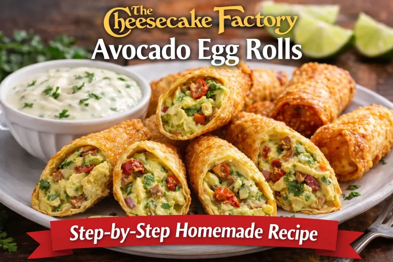 Cheesecake Factory Avocado Egg Rolls Recipe