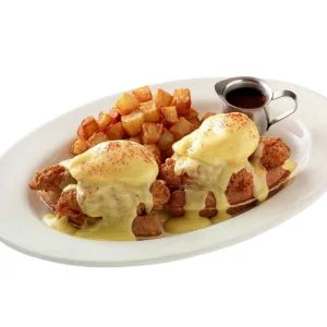 Fried Chicken & Waffles Benedict