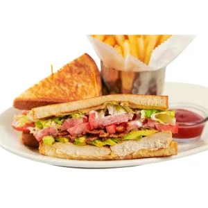 Grilled Chicken and Avocado Club