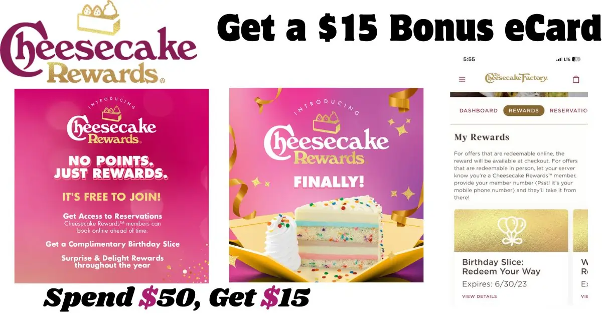 Cheesecake Factory Rewards
