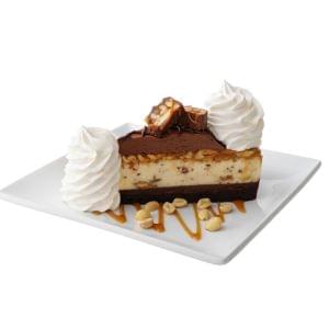 Chocolate Caramelicious Cheesecake Made with Snickers®