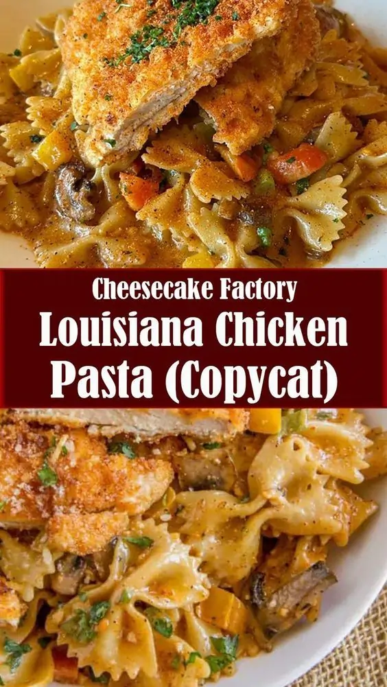 cheesecake factory louisiana chicken pasta recipe